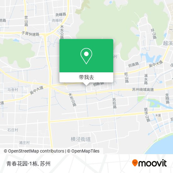 青春花园-1栋地图