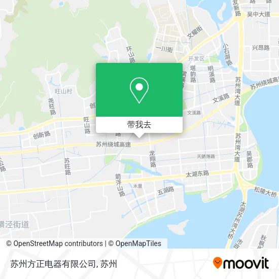 苏州方正电器有限公司地图
