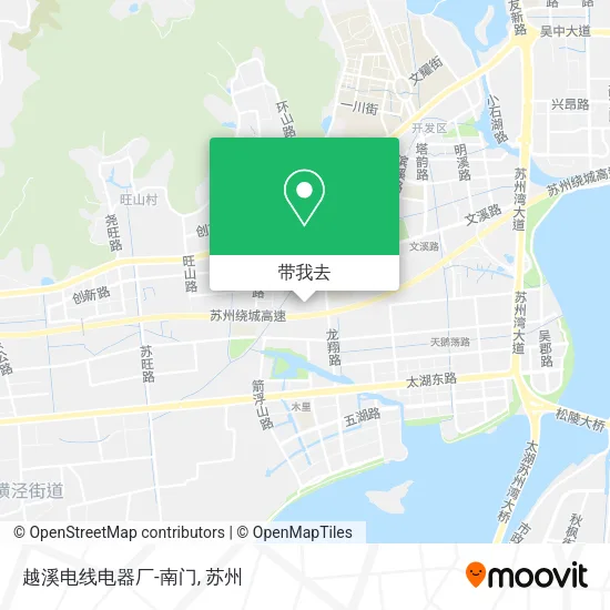 越溪电线电器厂-南门地图