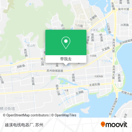 越溪电线电器厂地图