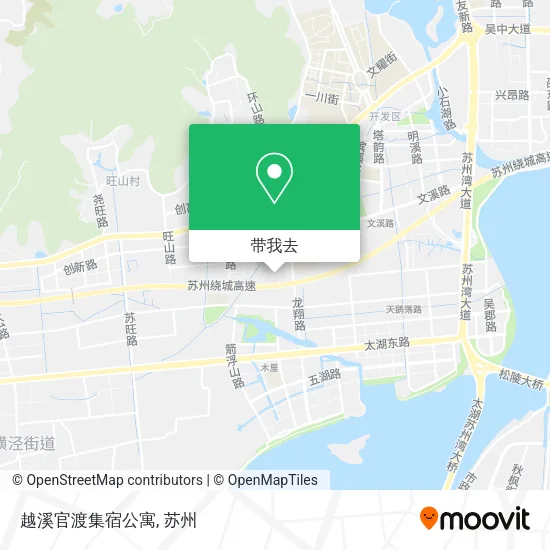 越溪官渡集宿公寓地图