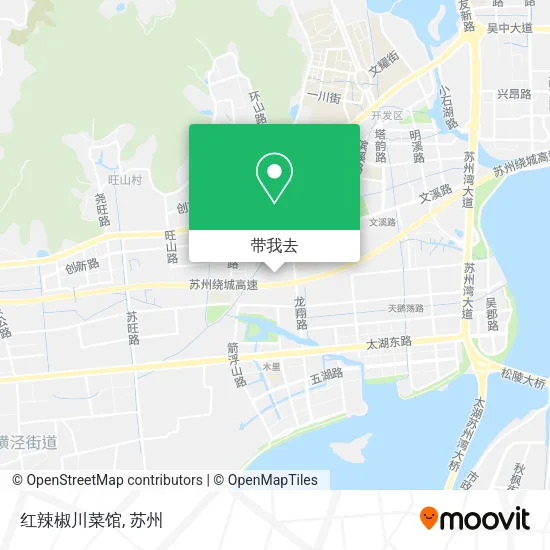 红辣椒川菜馆地图