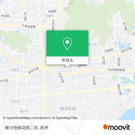 横泾尧南花苑二区地图
