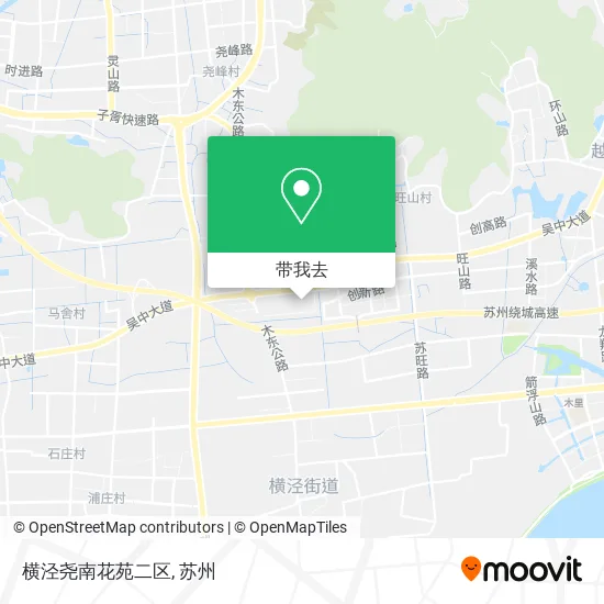 横泾尧南花苑二区地图
