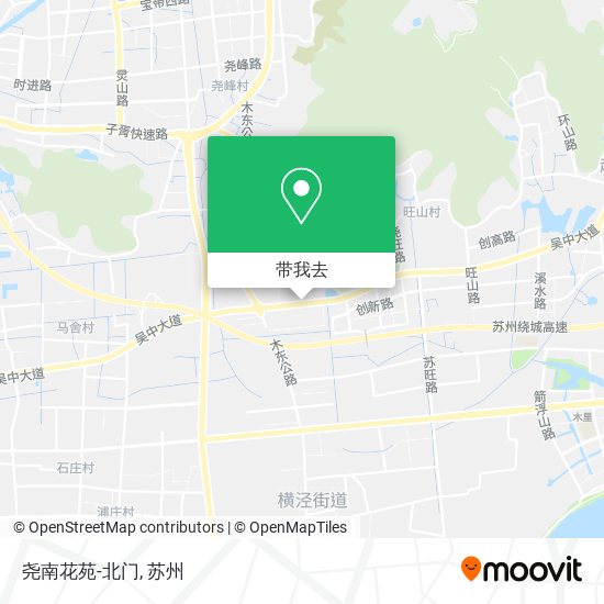 尧南花苑-北门地图