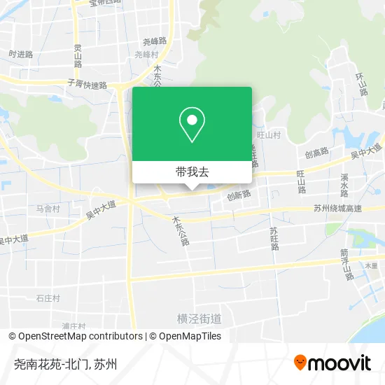 尧南花苑-北门地图