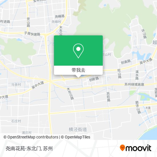 尧南花苑-东北门地图