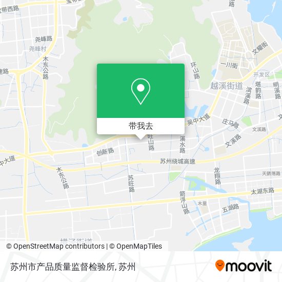 苏州市产品质量监督检验所地图