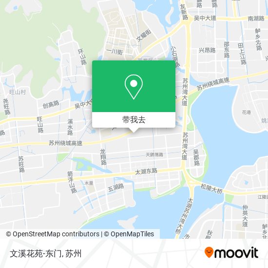 文溪花苑-东门地图