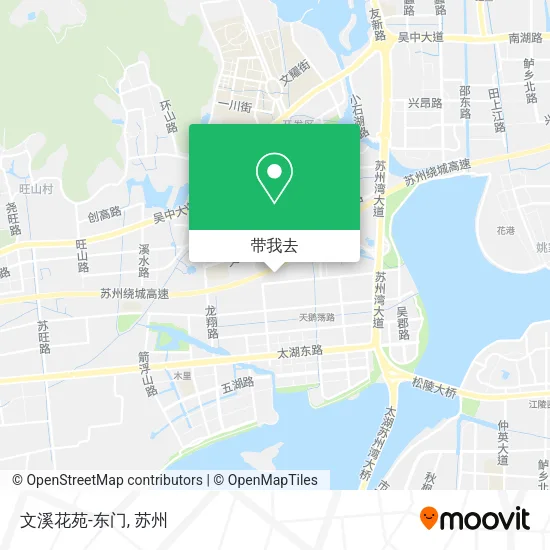 文溪花苑-东门地图