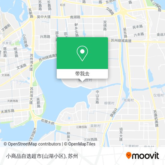 小商品自选超市(山湖小区)地图