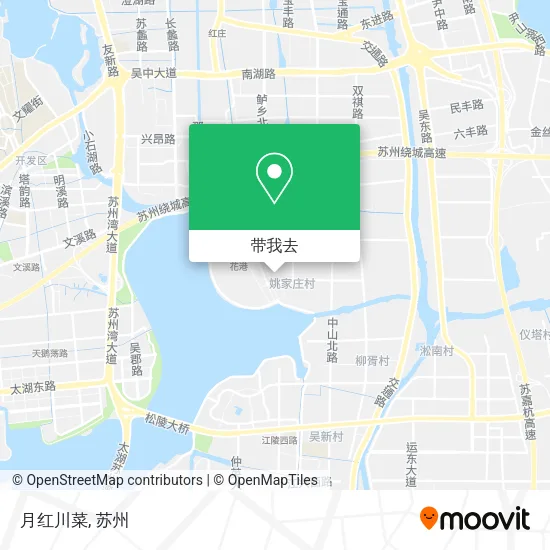 月红川菜地图