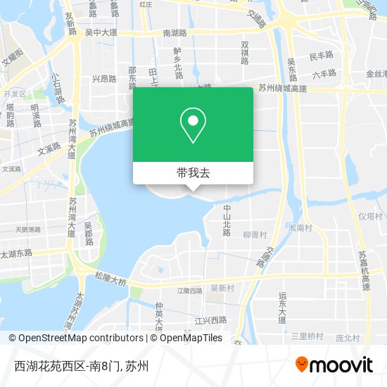 西湖花苑西区-南8门地图