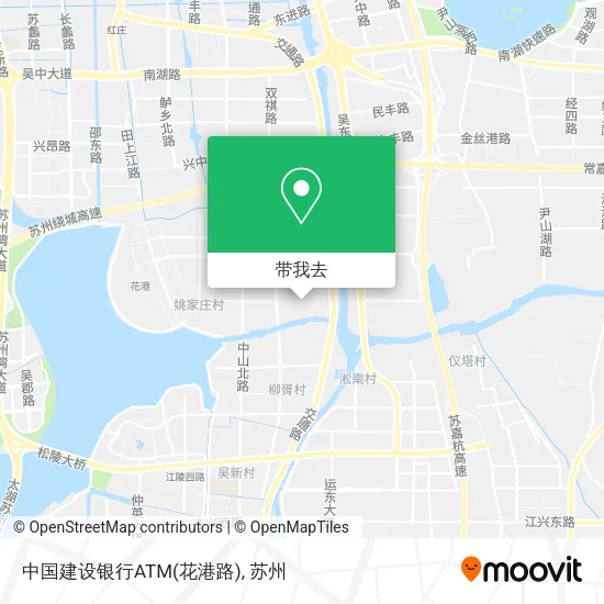 中国建设银行ATM(花港路)地图