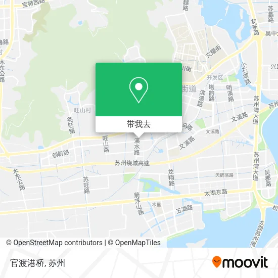 官渡港桥地图
