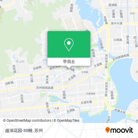 越湖花园-30幢地图