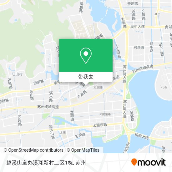 越溪街道办溪翔新村二区1栋地图