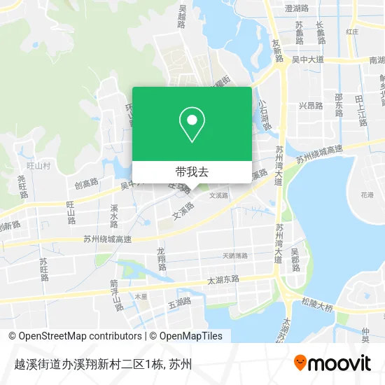 越溪街道办溪翔新村二区1栋地图