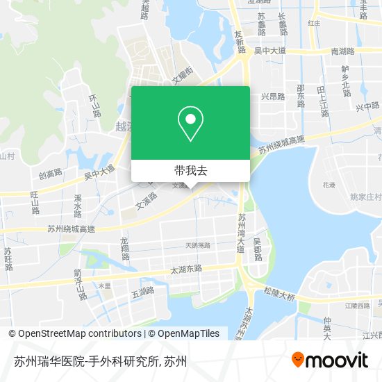 苏州瑞华医院-手外科研究所地图
