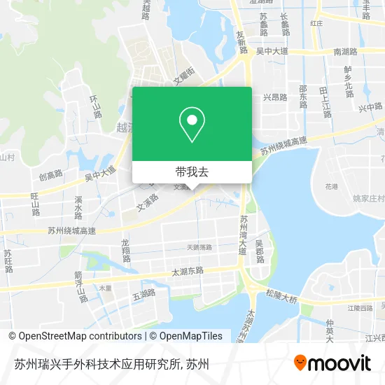 苏州瑞兴手外科技术应用研究所地图