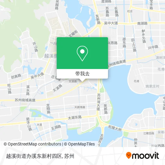 越溪街道办溪东新村四区地图