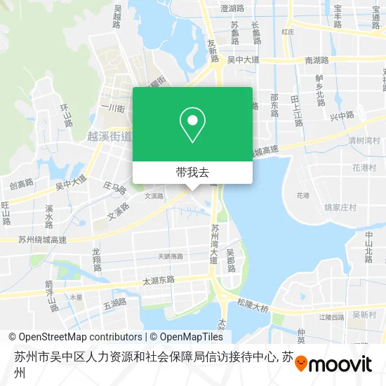 苏州市吴中区人力资源和社会保障局信访接待中心地图