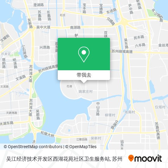吴江经济技术开发区西湖花苑社区卫生服务站地图