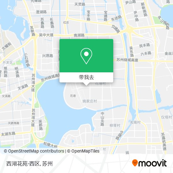 西湖花苑-西区地图
