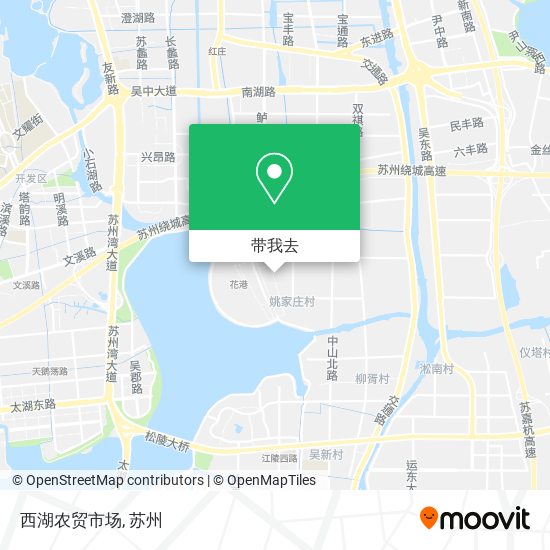 西湖农贸市场地图