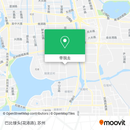 巴比馒头(花港路)地图