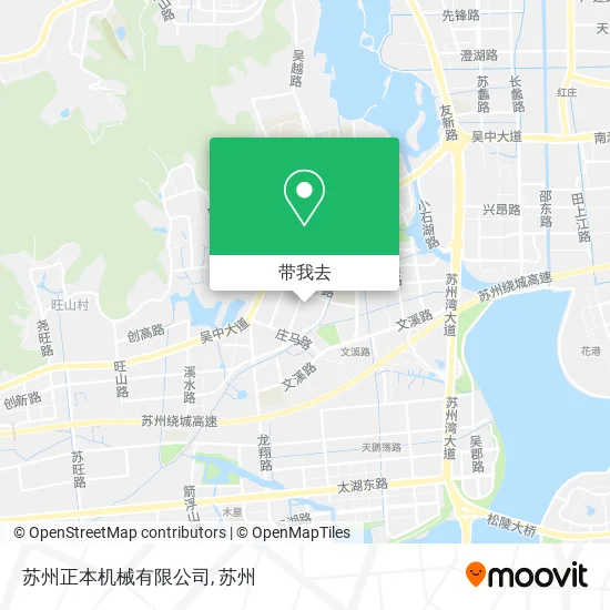 苏州正本机械有限公司地图