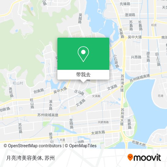 月亮湾美容美体地图