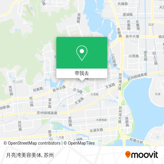 月亮湾美容美体地图