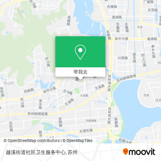 越溪街道社区卫生服务中心地图