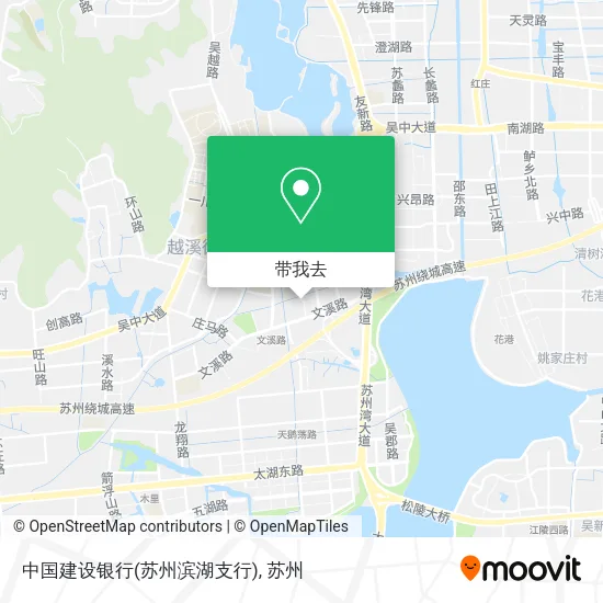 中国建设银行(苏州滨湖支行)地图