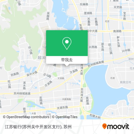 江苏银行(苏州吴中开发区支行)地图