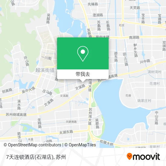 7天连锁酒店(石湖店)地图