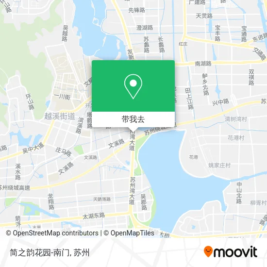 简之韵花园-南门地图