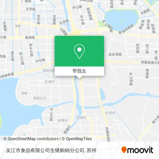 吴江市食品有限公司生猪购销分公司地图
