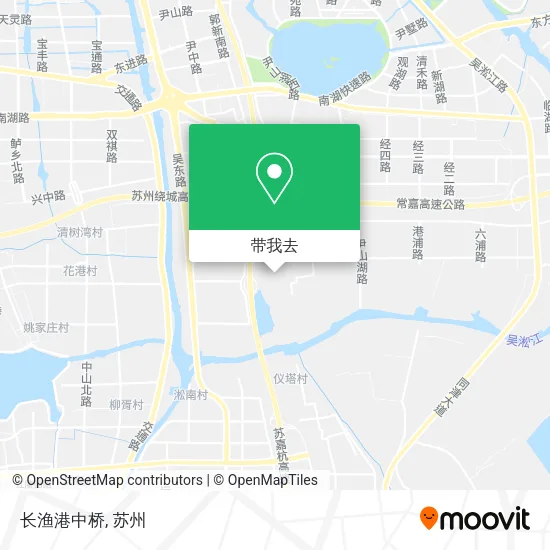 长渔港中桥地图
