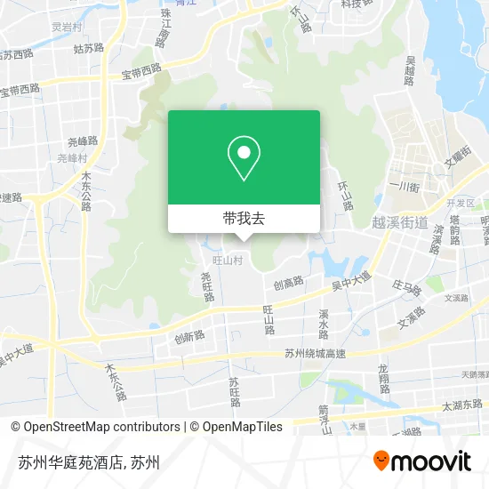 苏州华庭苑酒店地图