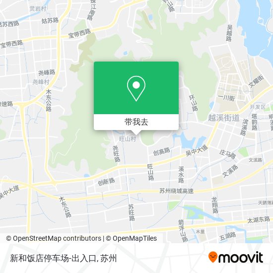新和饭店停车场-出入口地图