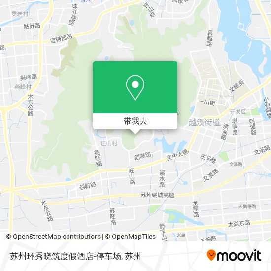 苏州环秀晓筑度假酒店-停车场地图