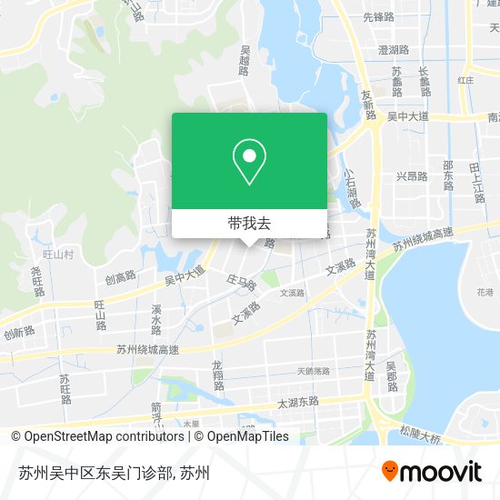 苏州吴中区东吴门诊部地图