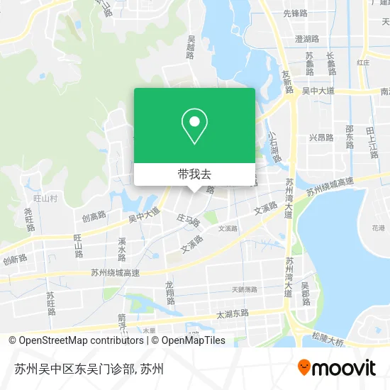 苏州吴中区东吴门诊部地图