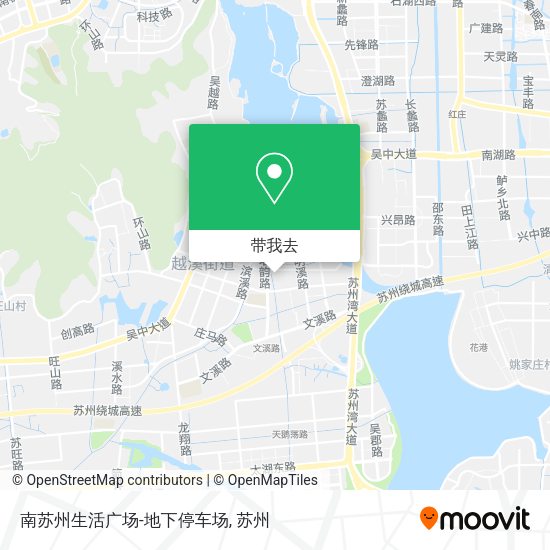 南苏州生活广场-地下停车场地图