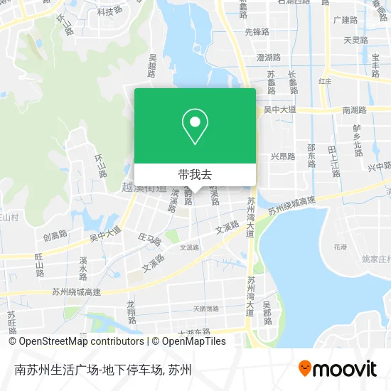 南苏州生活广场-地下停车场地图