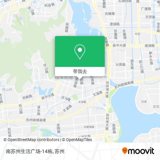 南苏州生活广场-14栋地图