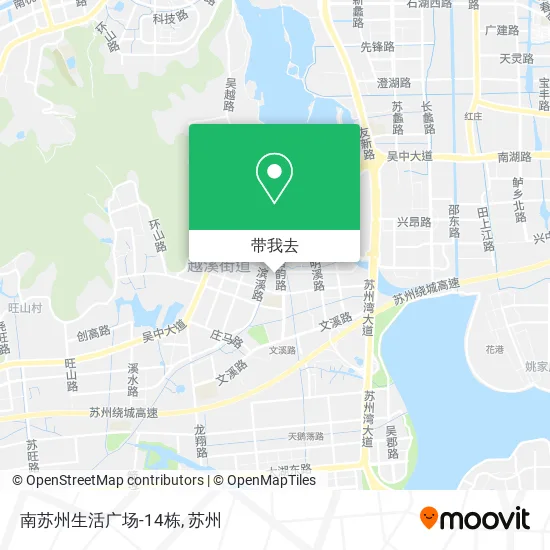 南苏州生活广场-14栋地图