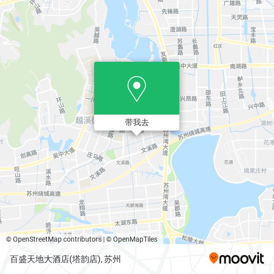 百盛天地大酒店(塔韵店)地图